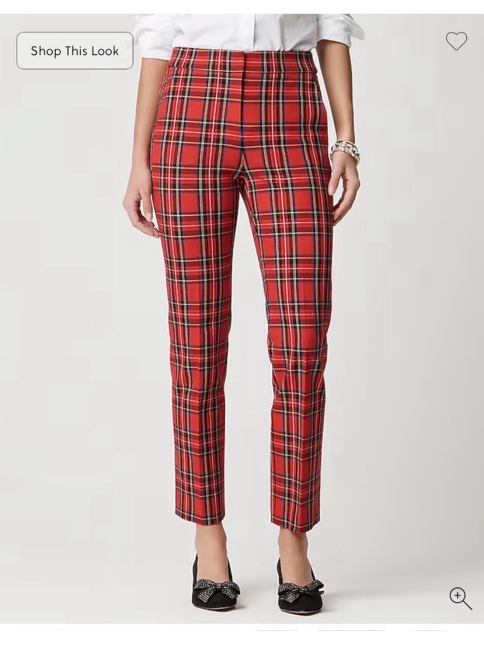 J. Crew Red Tartan Plaid Pants - BNWT - Size 6P